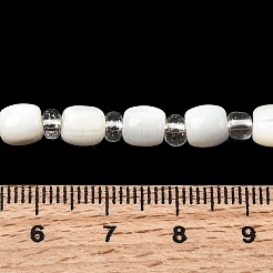 Chapelets de perles de coquille de trochid / trochus coquille&nbsp;BSHE-A002-01A