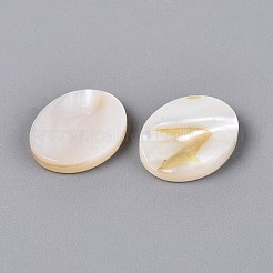 Natürliche Süßwasser Muschel Cabochons&nbsp;SHEL-S276-134A-01-1