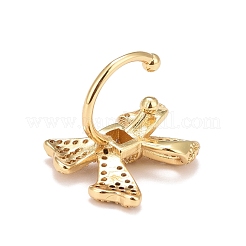 Zirkonia Bowknot Manschettenohrringe&nbsp;EJEW-A069-01G