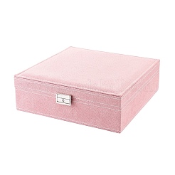 Boîtes à bijoux en velours et bois&nbsp;VBOX-I001-03B