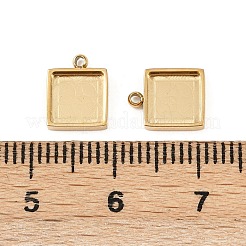 Cabochon-Fassungen für Anhänger aus Edelstahl 304&nbsp;STAS-A194-05I-G