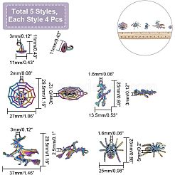 20 stücke 5 stil plattierte legierung anhänger&nbsp;FIND-CA0005-72