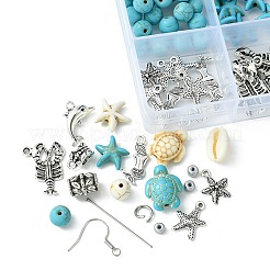 DIY-Set zur Herstellung von Ohrringen mit Ozeanmotiv&nbsp;DIY-FS0005-54
