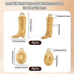 8 pendentif en acier inoxydable 304&nbsp;STAS-BBC0007-56