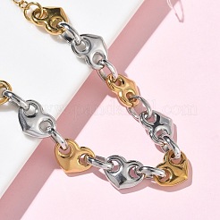 Bracelets à maillons en acier inoxydable 304 pour femmes&nbsp;BJEW-B158-06GP