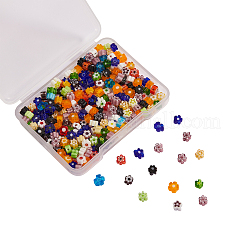 Handgemachte Glasperlen Millefiori&nbsp;LAMP-CJ0001-17