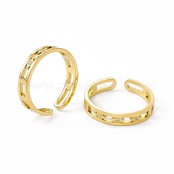Anillo de acero inoxidable 304 con circonita cúbica y baño de iones (IP) para mujer&nbsp;RJEW-C060-29G