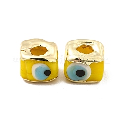 Perle di smalto in ottone&nbsp;KK-F842-01F