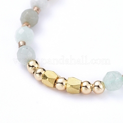 Bracciali di perline intrecciati con fili di nylon regolabili&nbsp;BJEW-JB05161-03