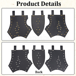 Jupe de protection des jambes médiévale en cuir PU de style Renaissance&nbsp;AJEW-WH20816-113A