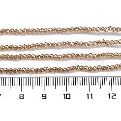 Abalorios de vidrio electroplate hebras&nbsp;EGLA-H107-01A-PL01