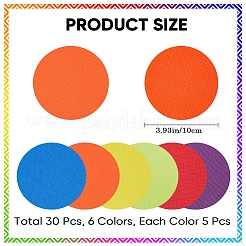 30 Stück 6 Farben Spotmarker Teppichmarker&nbsp;DIY-WH0013-62C