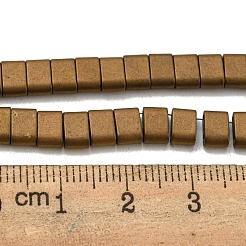 Chapelets de perles en hématite synthétique électrolytique sans magnétiques&nbsp;G-C106-B01-13B
