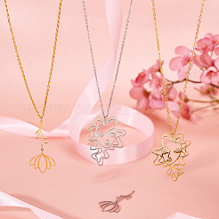 8 pendentif en acier inoxydable de style 201&nbsp;STAS-DC0001-02