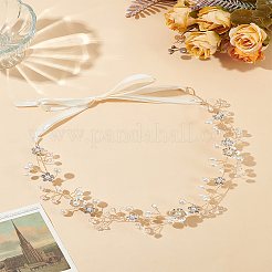 1 diadema de poliéster&nbsp;AJEW-LP0002-21G