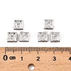 Messing Strass Zwischen perlen&nbsp;RSB072-17S