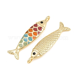 Pendentifs d'émail en laiton &nbsp;KK-CBA3297-05C-G05