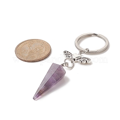Portachiavi con gemme naturali a cono&nbsp;KEYC-JKC00468