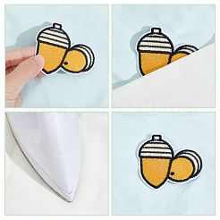 Computergesteuerte Stickerei mit Obstmotiv&nbsp;DIY-WH0656-32