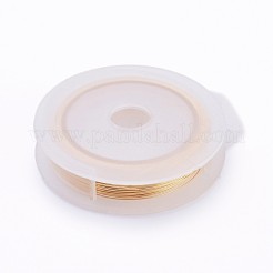 Fil de cuivre rond pour la fabrication de bijoux&nbsp;CWIR-WH0001-0.15mm-07