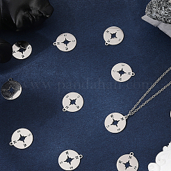 16 pendentif en acier inoxydable 201&nbsp;STAS-BBC0008-42P