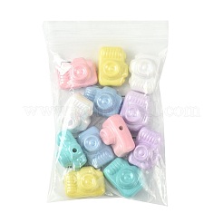 12pcs 6 Farben undurchsichtige Acrylperlen&nbsp;MACR-FS0002-32