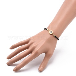 Klare Zirkonia-Glieder-Schieber-Armbänder&nbsp;BJEW-JB08921