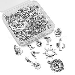 100 pz 10 stili pendenti in lega di stile tibetano&nbsp;TIBEP-CJ0001-96
