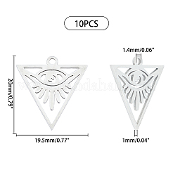 201 pendentifs en acier inoxydable&nbsp;STAS-UN0018-76P