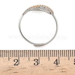 Offene Manschettenringe aus Edelstahl 304&nbsp;RJEW-Z121-02GP-08
