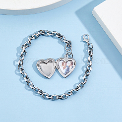 4 bracelet en acier inoxydable 304&nbsp;BJEW-HS00016