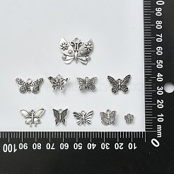 100 pièces 10 styles pendentifs en alliage de zinc de style tibétain&nbsp;TIBEP-CJ0002-91