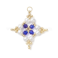 7 pendentif étoile en perles de verre&nbsp;PALLOY-MZ01165