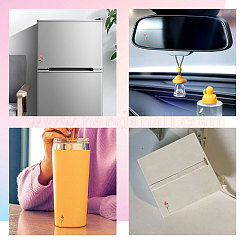Pegatinas de espejo de plástico reflectantes impermeables&nbsp;DIY-WH0666-004