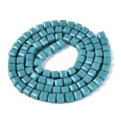 Opache perle di vetro fili&nbsp;GLAA-R041-8x8mm-C03