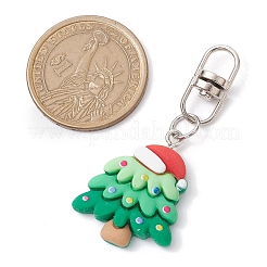 7 pièce de décoration de pendentif en résine de Noël de 7 styles&nbsp;HJEW-JM02324