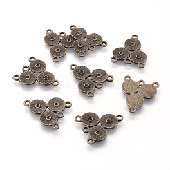 Supports du connecteur en alliage avec strass&nbsp;EA10684Y-AB