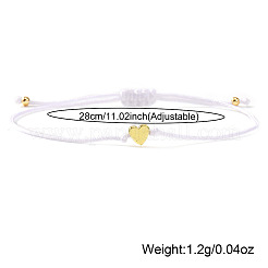 Bracelets ajustables en cordon de polyester tressé pour la Saint-Valentin&nbsp;GM2838-7