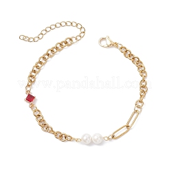 3 Stück Rolo- und Büroklammerkettenarmbänder aus 304 Edelstahl&nbsp;BJEW-JB12689