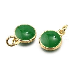 Charms del esmalte de bronce&nbsp;KK-C106-06G