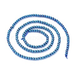 Chapelets de perles en verre électroplaqué&nbsp;EGLA-K014-A-FP04