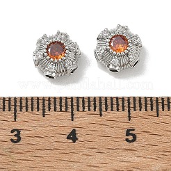 Mehrsträngige Glieder aus Messing mit Pavé-Kubikzirkonia&nbsp;XGRQ4H013-683P-D