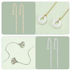 16 paire de boucles d'oreilles à tige en acier inoxydable 304&nbsp;EJEW-PH0001-26