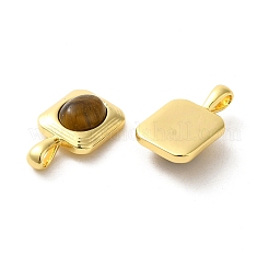 Natürlichen Tigerauge Anhänger&nbsp;KK-H461-01G