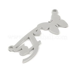 Pendentifs en acier inoxydable 304 anti-ternissement&nbsp;STAS-L279-002P-F