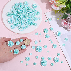70 Stück 7 Stile Kunststoff-Cabochons&nbsp;KY-DR0001-03A