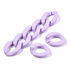 Anelli di collegamento in acrilico verniciato a spruzzo opaco&nbsp;X-OACR-S036-001A-I15