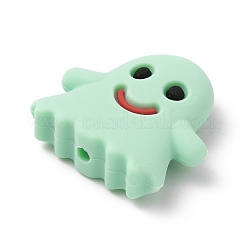 Perlas de silicona de calidad alimentaria fantasma&nbsp;SIL-WH0002-77B