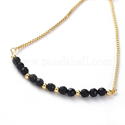 Bracciali regolabili con pietre preziose naturali regolabili&nbsp;BJEW-JB04929