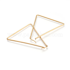 Pendientes de aro de acero inoxidable 201&nbsp;EJEW-A052-02B